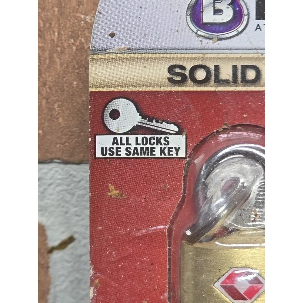 Brinks Solid Brass Locks (4) with Keys TSA Accepted Manufactured Sealed‎ READ